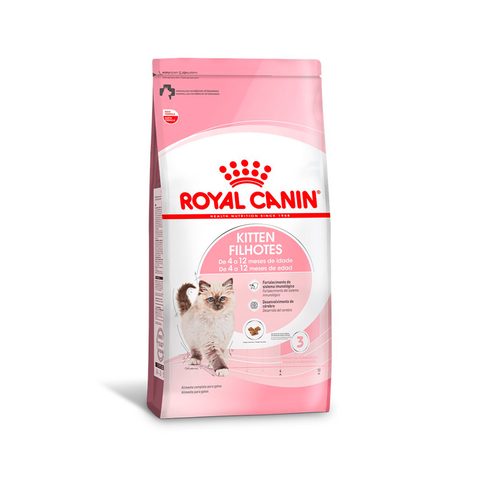 Ração Royal Canin Kitten para Gatos Filhotes de 4 a 12 Meses, 400g