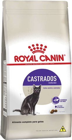 Ração Royal Canin Sterilised para Gatos Adultos Castrados, 400g