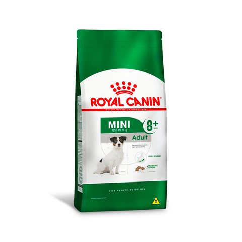 Ração Royal Canin Mini Adult 8+ para Cães Adultos de Porte Pequeno, 1kg