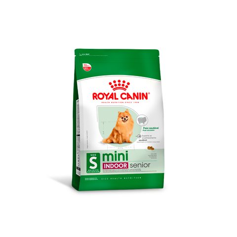 Ração Royal Canin Mini Indoor Senior para Cães Idosos de Raças Pequenas 8+ ? 2,5kg