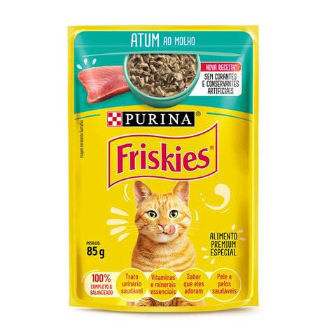Sachê Friskies Wet Atum Ao Molho 85g