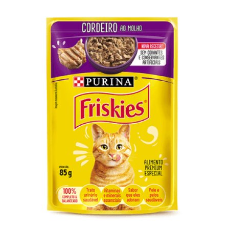 Sachê Friskies Wet Cordeiro Ao Molho 85g