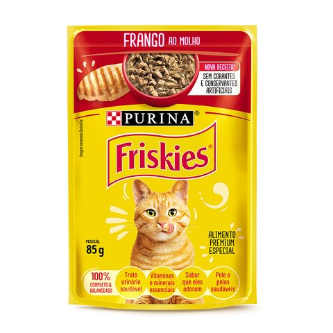 Sachê Friskies Wet Frango Ao Molho 85g