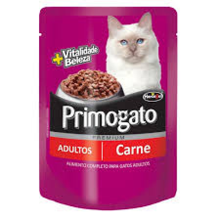 Sachê Primogato Premium Carne 85gr