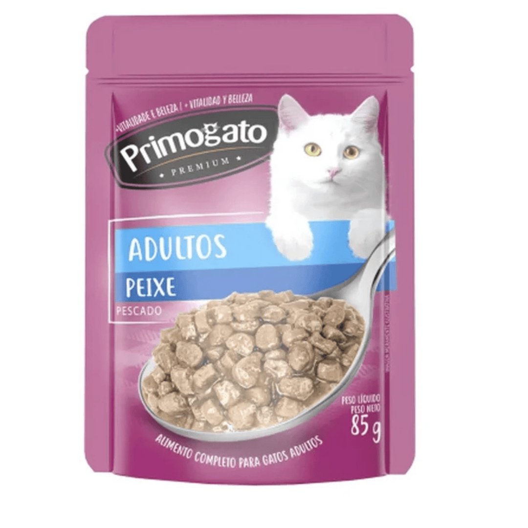 Sachê Primogato Premium Peixes 85gr