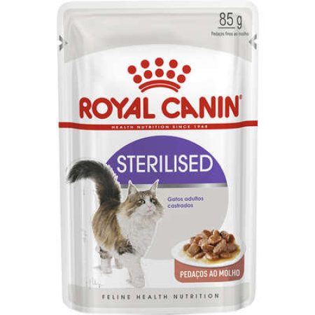 Sachê Royal Canin Gatos Sterilised Salsa 85 Gr