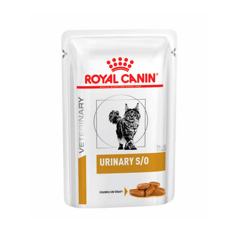 Sachê Royal Canin Veterinary Diet Urinary S/O para Gatos com Cálculos Urinários, 85 g