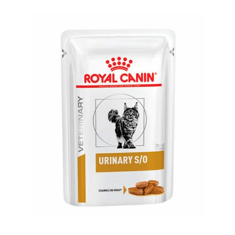 Sachê Royal Canin Veterinary Diet Urinary S/O para Gatos com Cálculos Urinários, 85 g