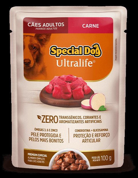 Sachê Special Dog Adulto Carne 100gr