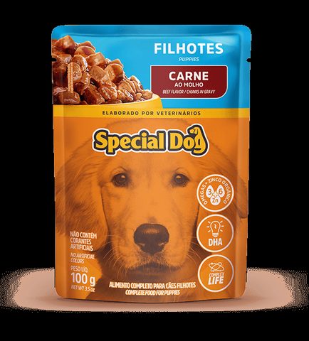 Sachê Special Dog Filhote Carne 100gr