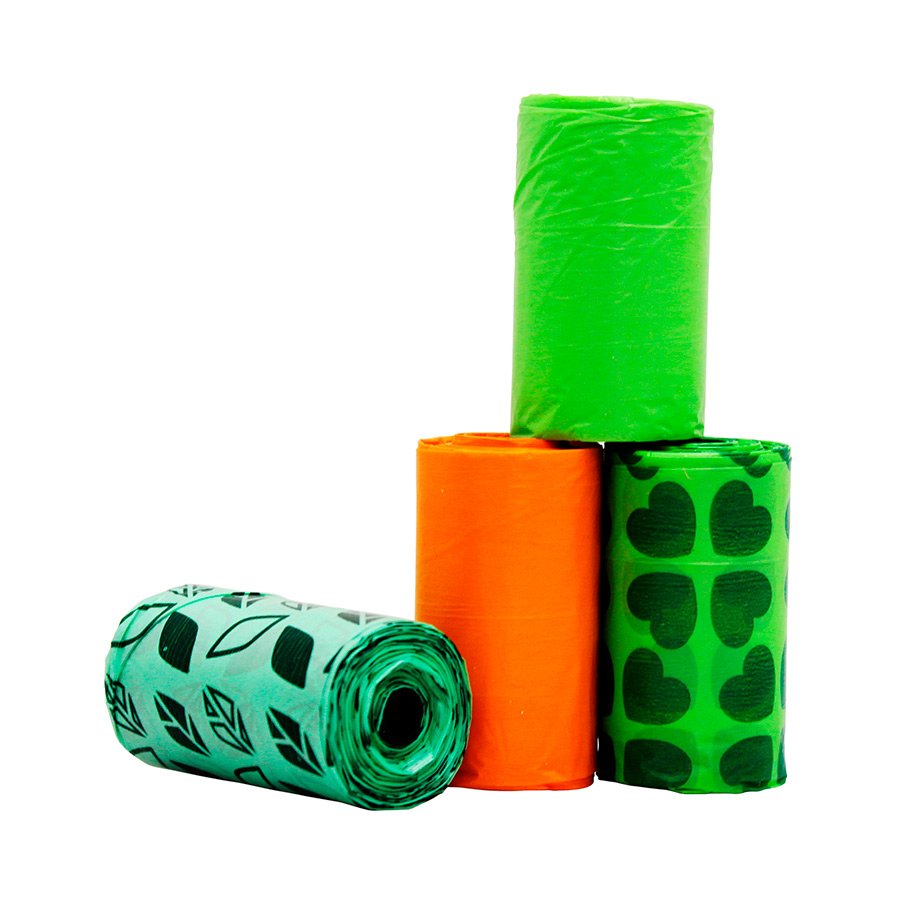 Refil Cata Caca Biodegradável e Ecológico Germanhart Folhas para Cães e Gatos