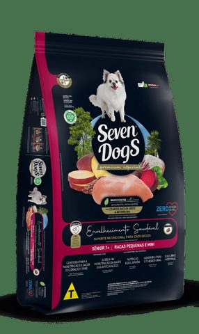 Ração Seven Dogs Sênior 7+ Raças Pequenas e Mini 10kg