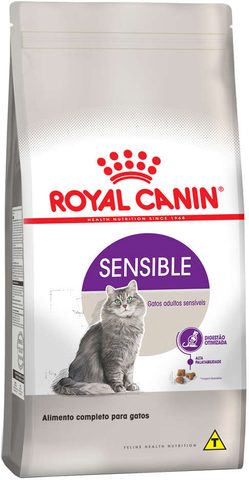 Ração Royal Canin Sensible para Gatos Adultos com Sensibilidade Digestiva, 400g