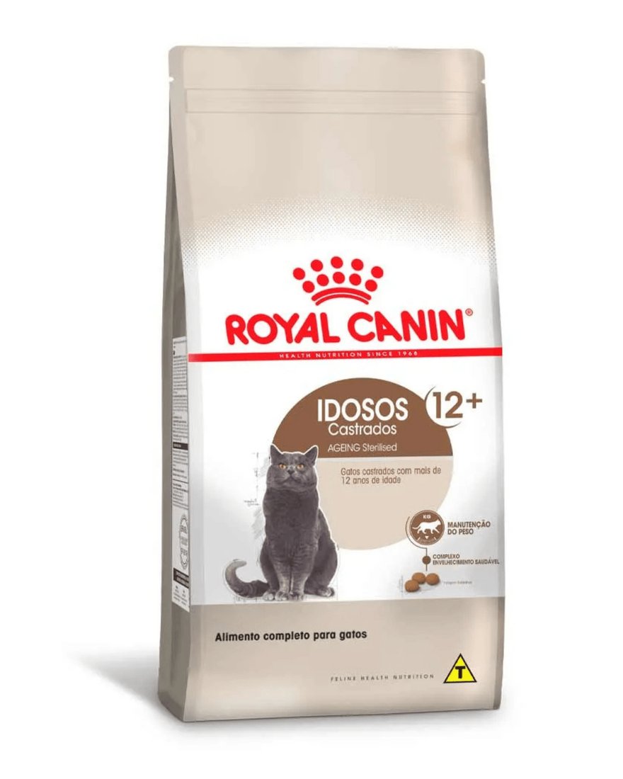 Ração Royal Canin Sterilised 12+ para Gatos Idosos Castrados, 400g