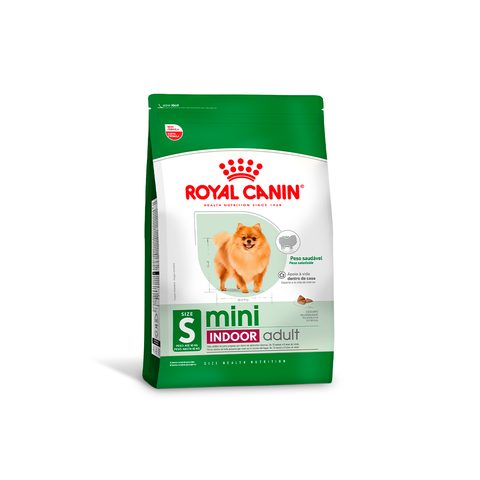 Ração Royal Canin Mini Indoor para Cães Adultos de Porte Pequeno, 1kg