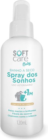 Soft Care Baby Banho A Seco Spray Dos Sonhos 120 Mls