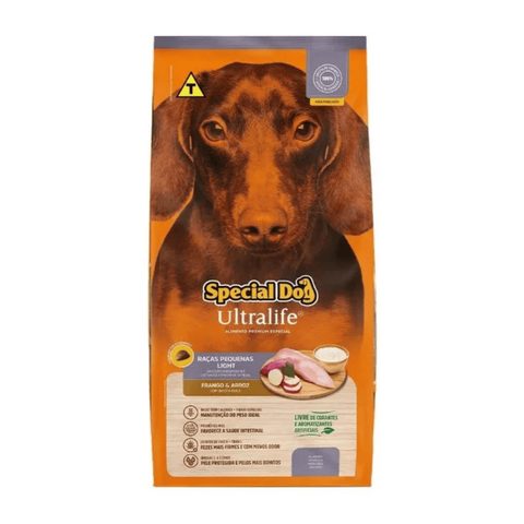 Ração Special Dog Ultralife Light para Cães de Raças Pequenas 1kg