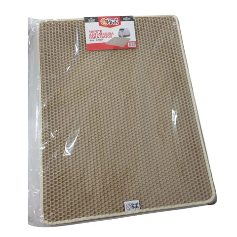 Tapete Anti-Sujeira De Eva Grat Pets Cinza (58x75cm)