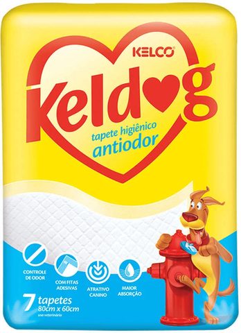 Tapete Higiênico Antiodor Keldog 7un