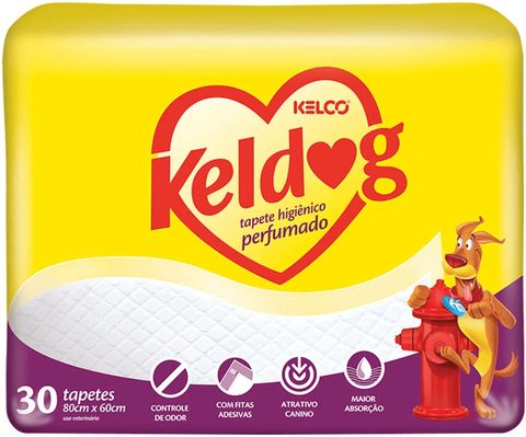 Tapete Higiênico Perfumado Keldog 30un
