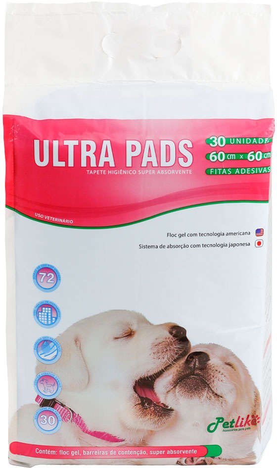Tapete Higiênico Ultra Pads 60x60 30un