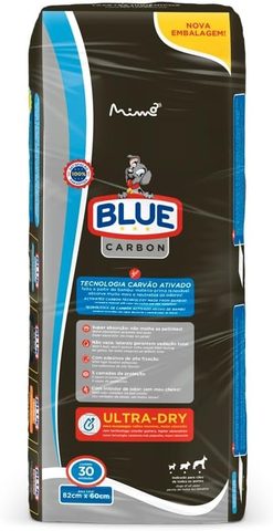 Tapete Higiênico Blue Carbon 82x60 30 Un