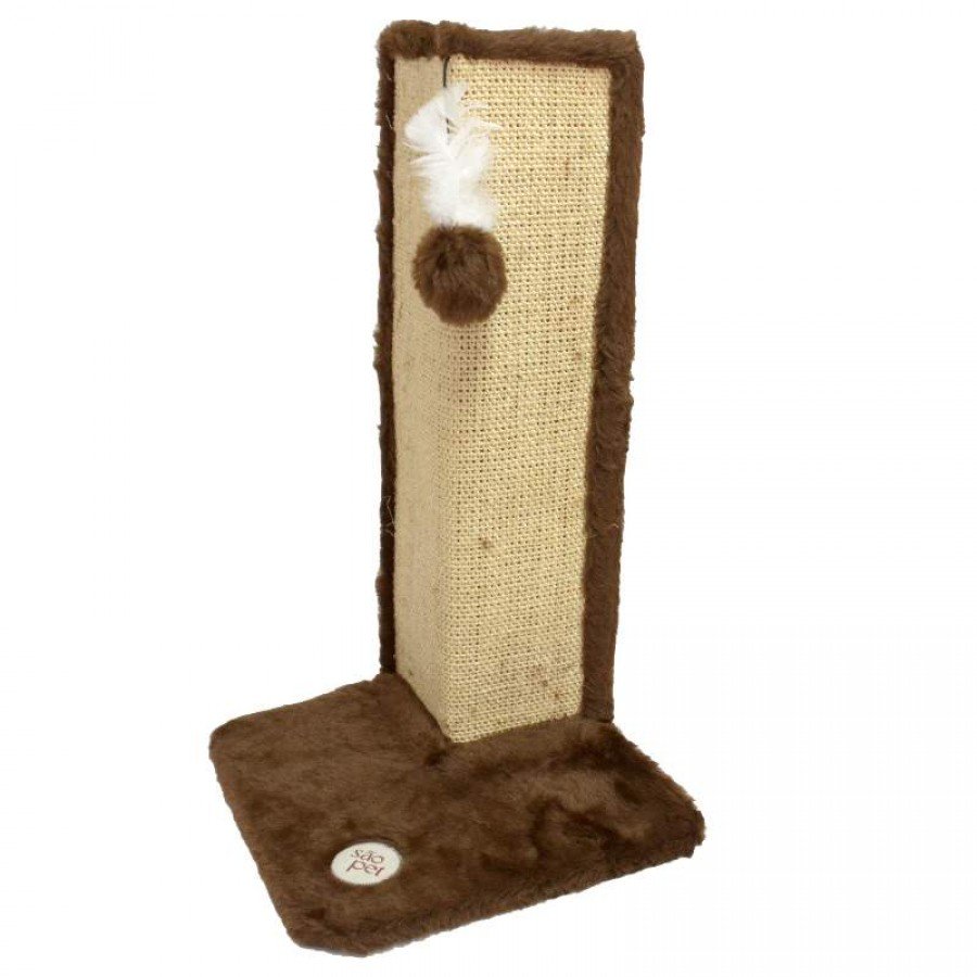 Arranhador Protector Marrom Canto/Movel 31x31x56 Cm