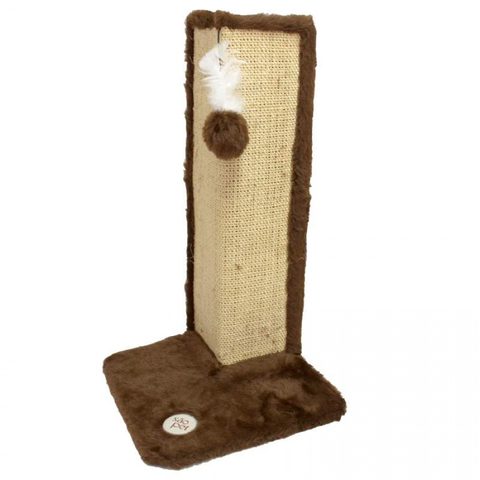 Arranhador Protector Marrom Canto/Movel 31x31x56 Cm