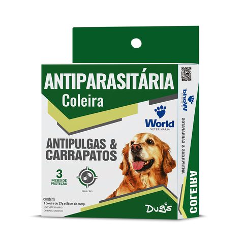 Coleira Antipulgas e Carrapatos para Cães World Dugs