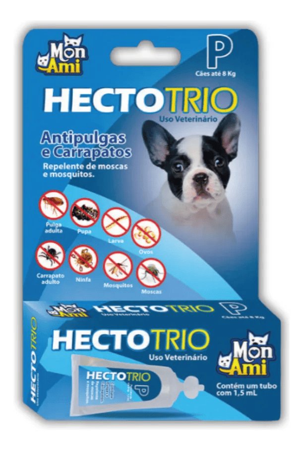 Hectotrio Antipulgas e Carrapatos Cães P