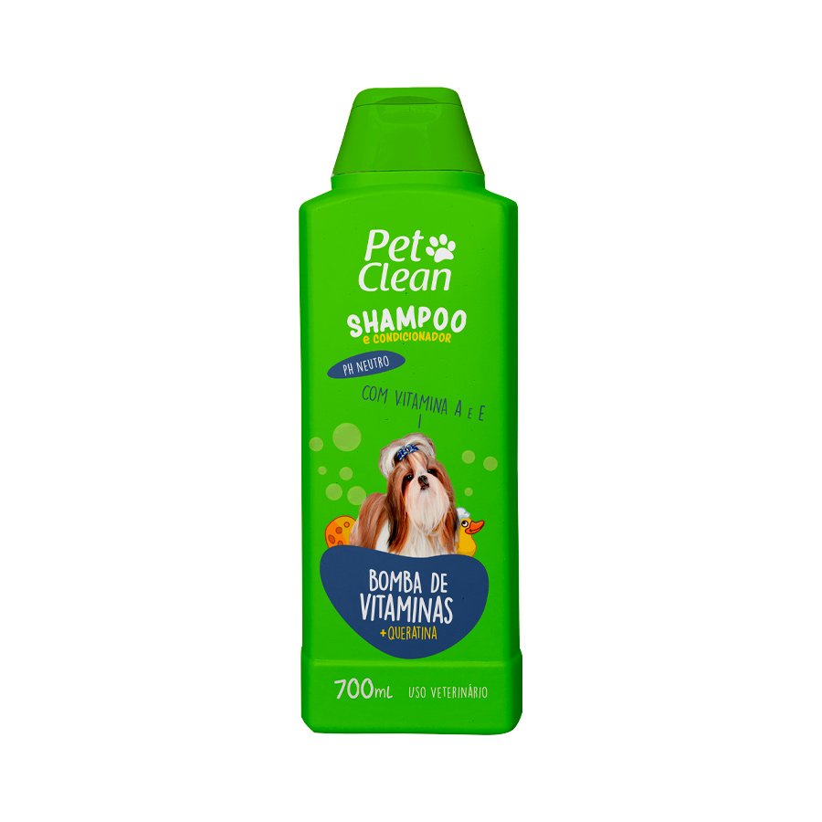 Shampoo Bomba De Vitaminas Pet Clean 700ml