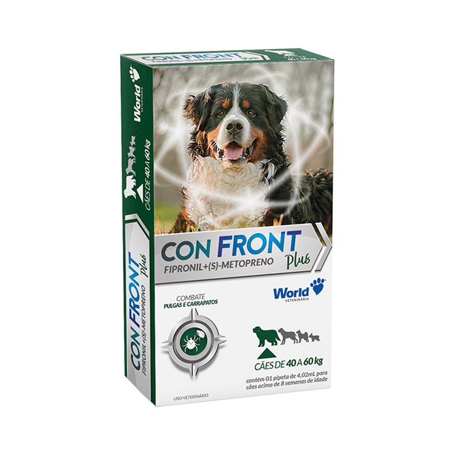Confront Plus 4,02ml, Antiparasitário para Cães até 60kg