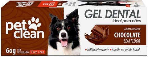 Gel Dental Chocolate Pet Clean 60g
