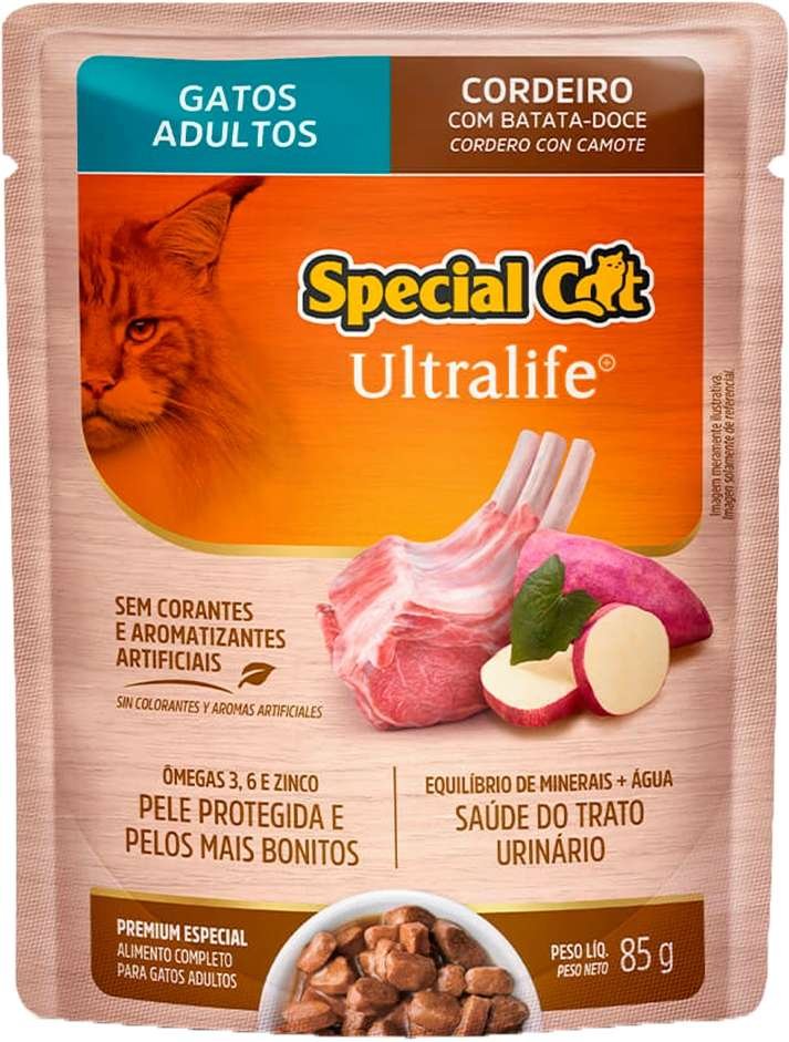 Sachê Special Cat Adulto Cordeiro 85g