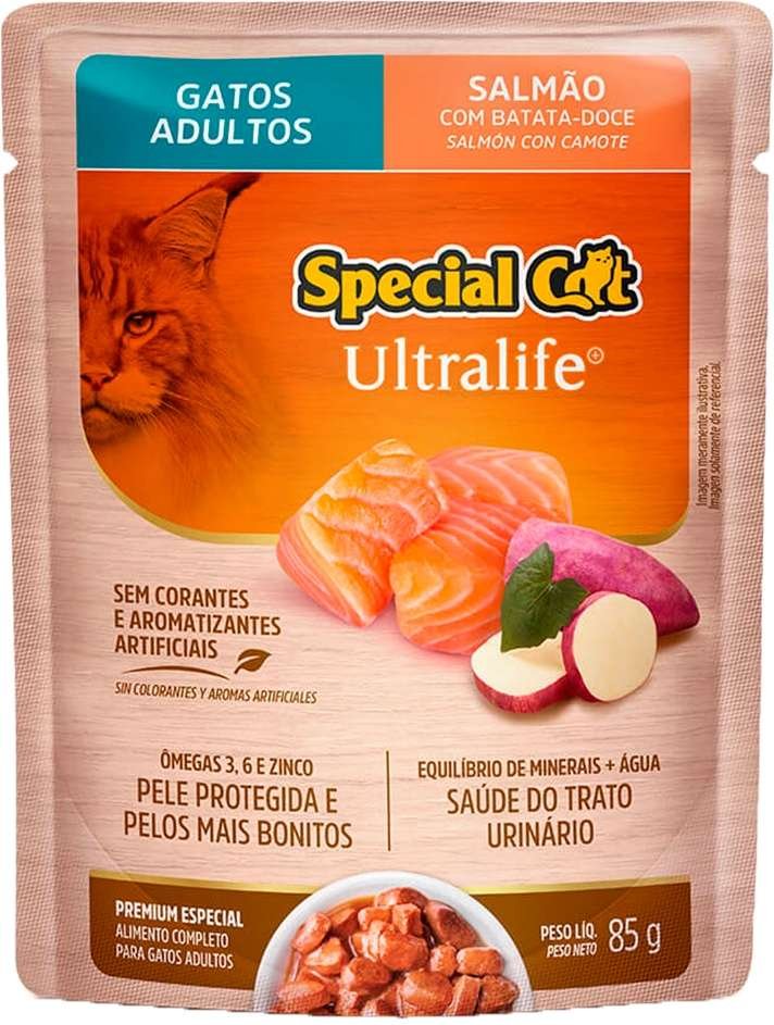 Sachê Special Cat Adulto Salmão 85g