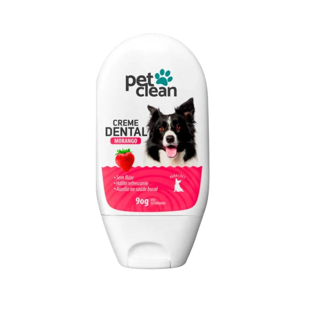 Creme Dental Morango Pet Clean