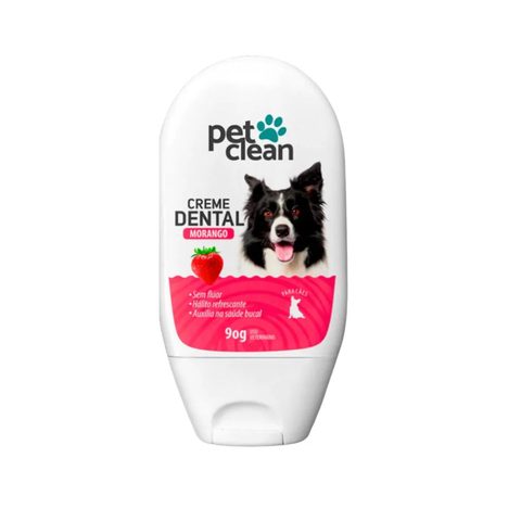 Creme Dental Morango Pet Clean
