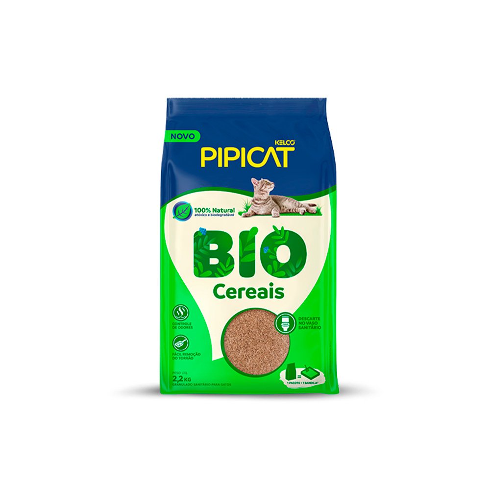 Granulado Hig. Pipicat Bio Cereais 2kg