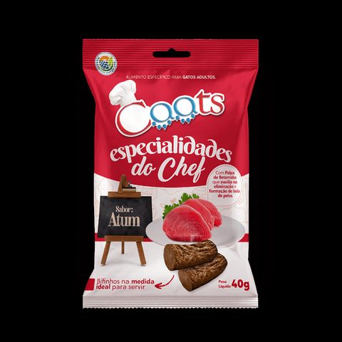 Bifinho Caats Premium para Gatos Adultos Sabor Atum