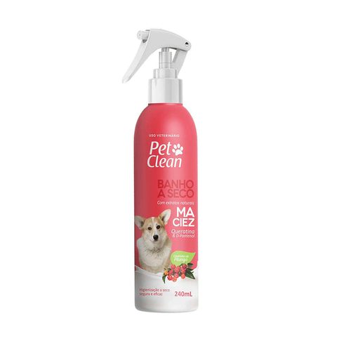 Banho a Seco Maciez Pet Clean 240ml