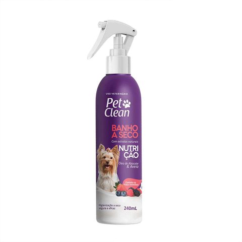 Banho a Seco Nutrição Pet Clean 240ml