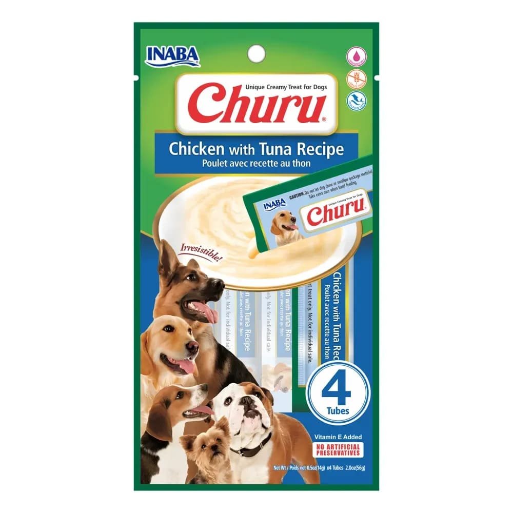 Petisco Churu Frango com Atum para Cães 56g