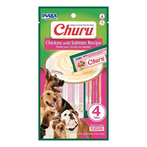 Petisco Churu Frango com Salmão para Cães 56g
