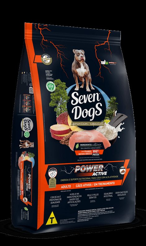 Ração Seven Dogs Adulto Power Active 14kg