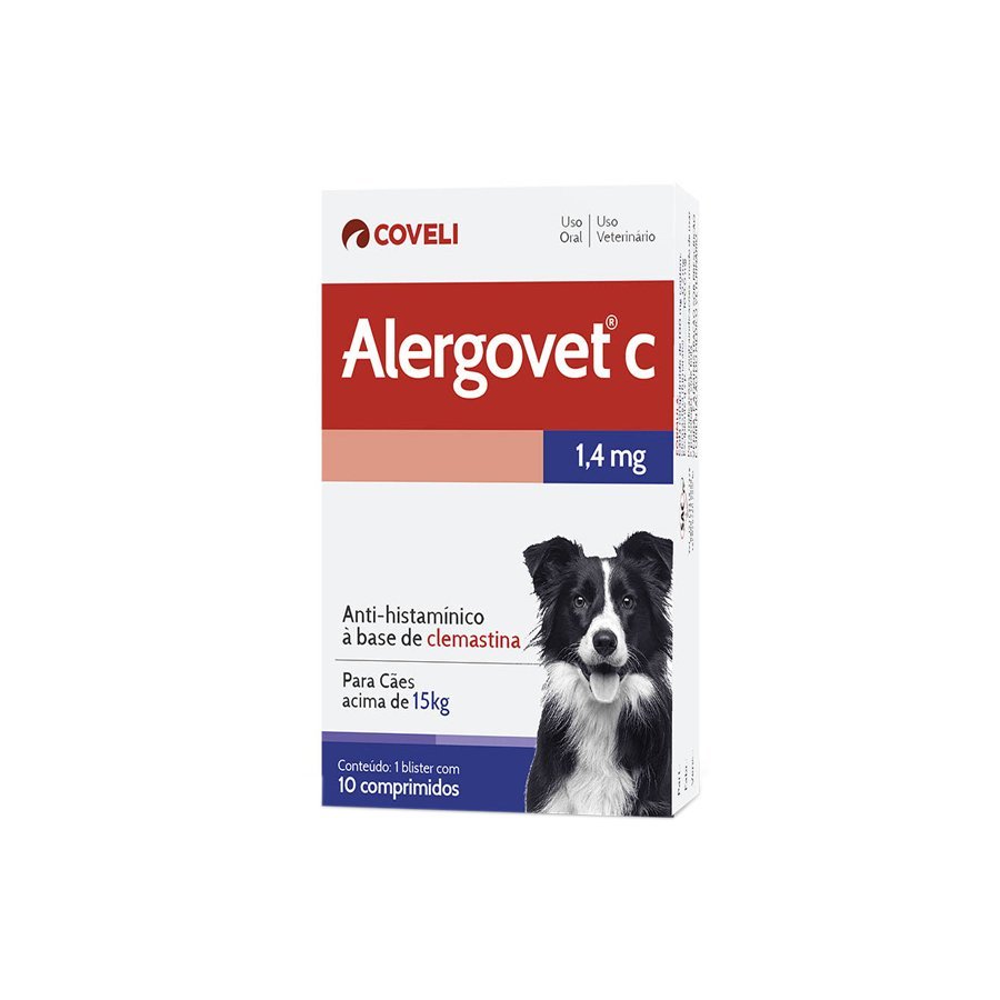Alergovet C 1,4 Mg 10 Comprimidos