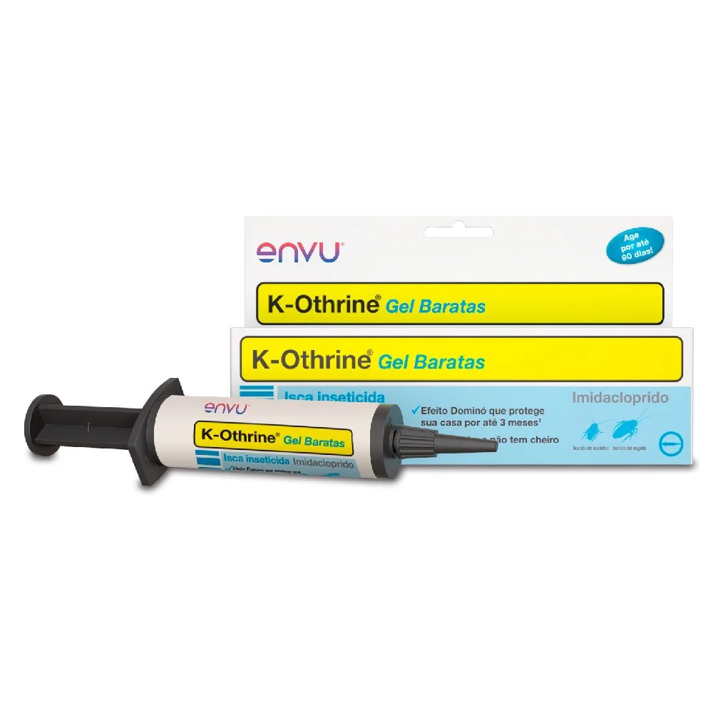 Inseticida K-Othrine Gel Mata Baratas Seringa 10g