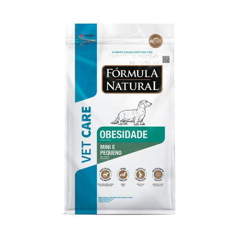 Ração Fórmula Natural Vet Care Obesidade Cães Mini e Pequeno, 2kg