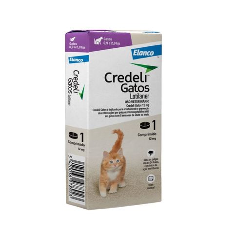 Antipulgas Credeli Elanco 12 Mg Para Gatos De 0,9 A 2kg