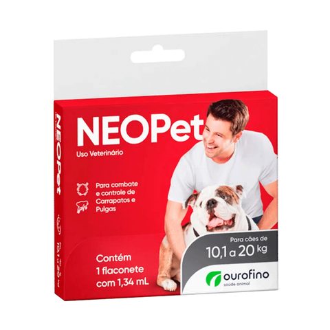 Antipulgas E Carrapatos Neopet Cães 10,1kg A 20kg