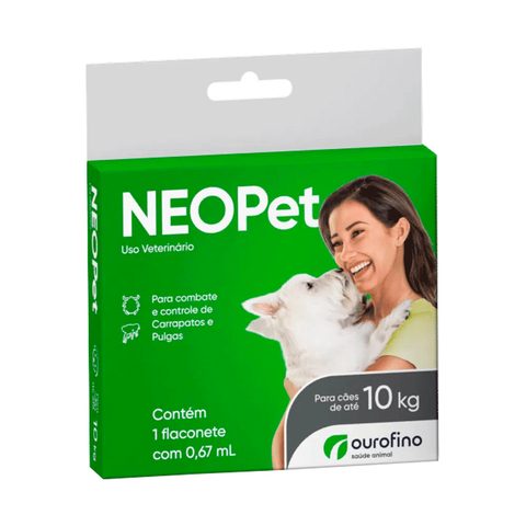 Antipulgas E Carrapatos Neopet Cães Até 10kg